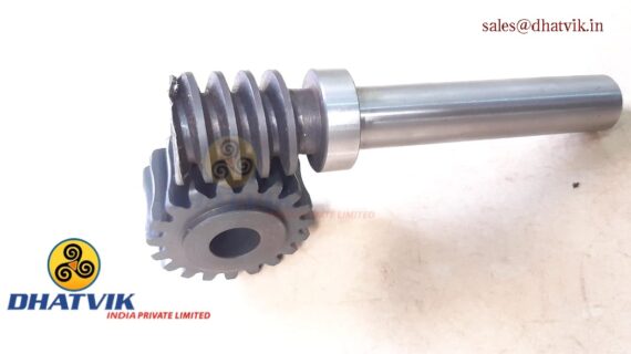 Worm wheel and shaft assembly for Pillar Drill Machine