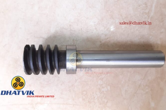 Worm wheel and shaft assembly for Pillar Drill Machine