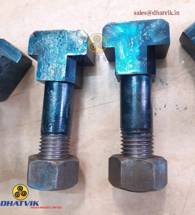 BOLT TEE HEAD GUIDE CLAMPING for 3 Hi Mill Stand